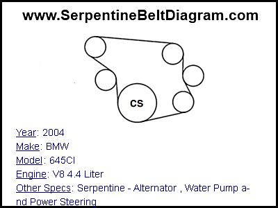 2004 BMW 645CI with V8 4.4 Liter Engine